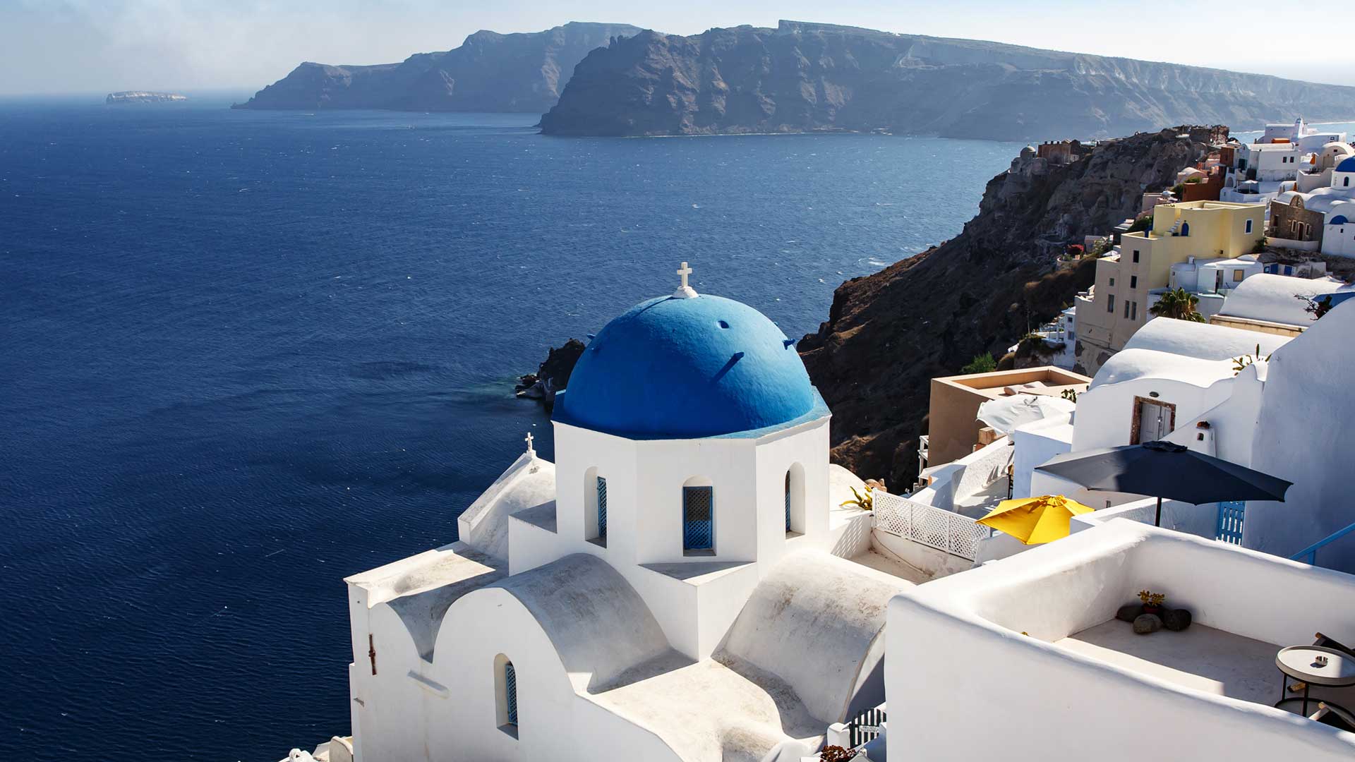 Η καλντέρα της Σαντορίνης